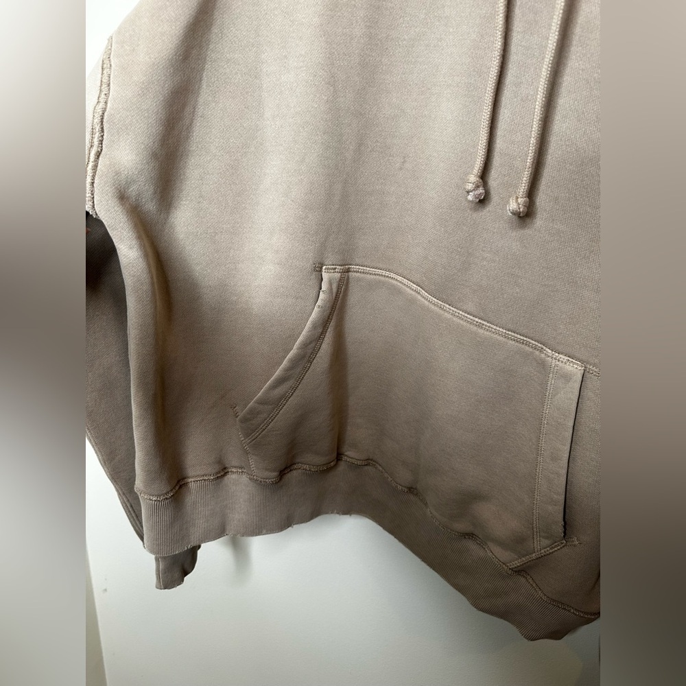 Abercrombie & Fitch Taupe Cropped Hoodie - Picture 4 of 7